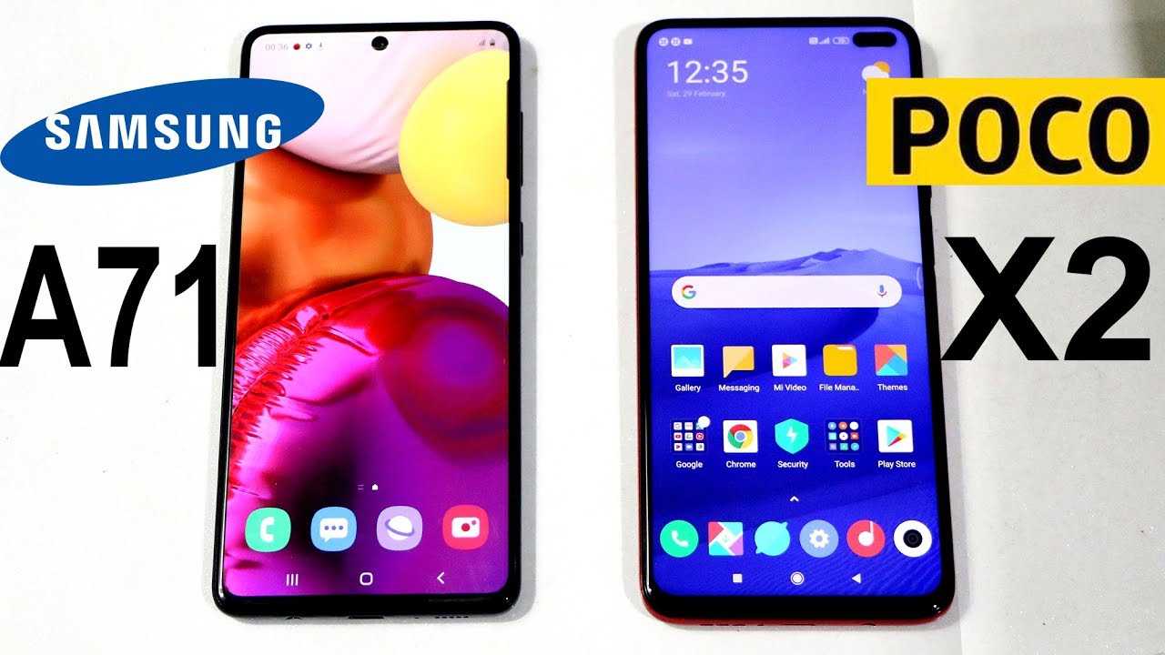 Сравнение samsung galaxy a32 vs xiaomi poco x3 nfc - phonesdata