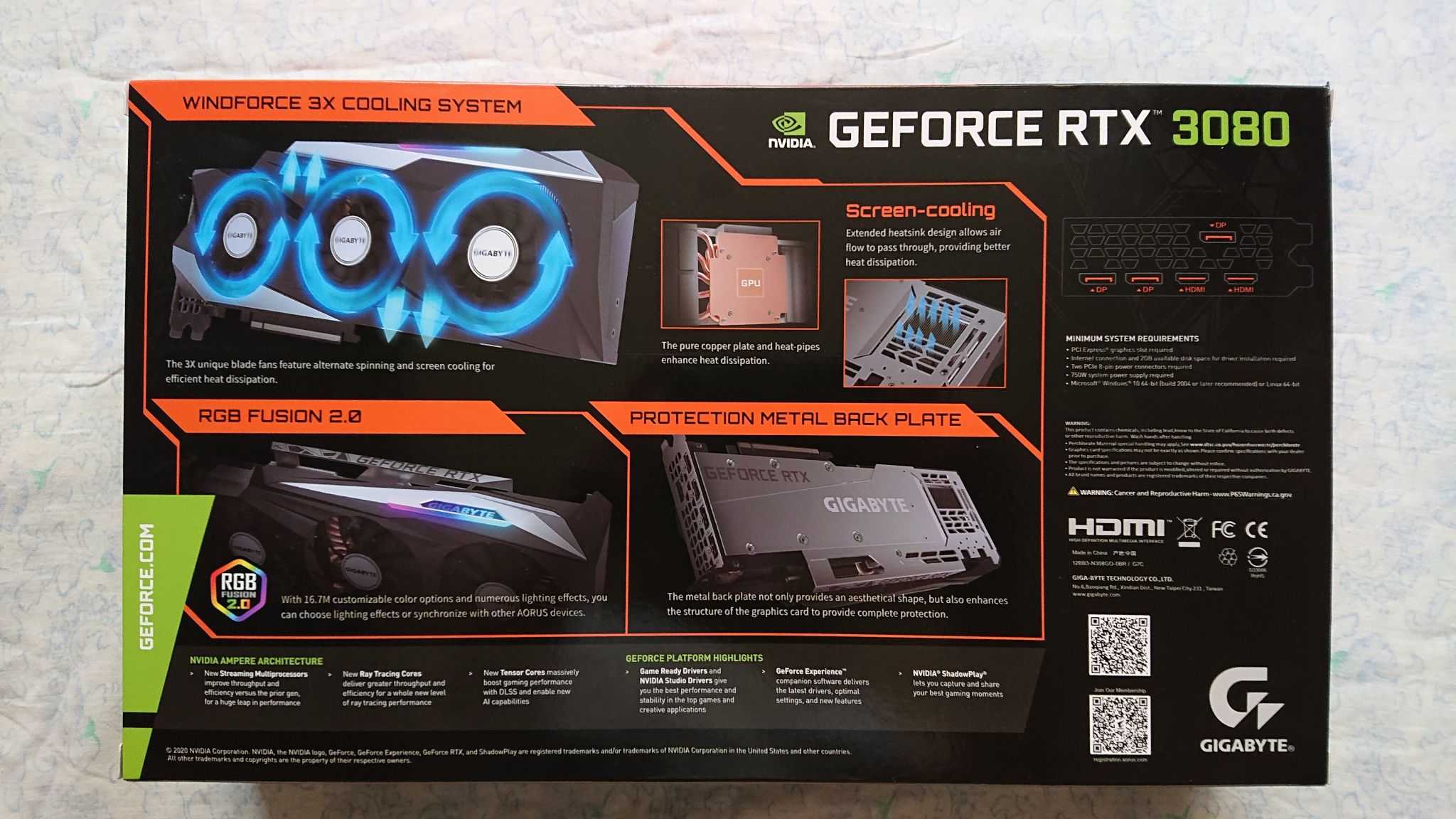 Обзор видеокарты geforce rtx 3080