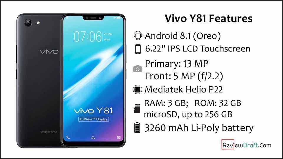 Смартфон vivo y81 - обзор характеристик