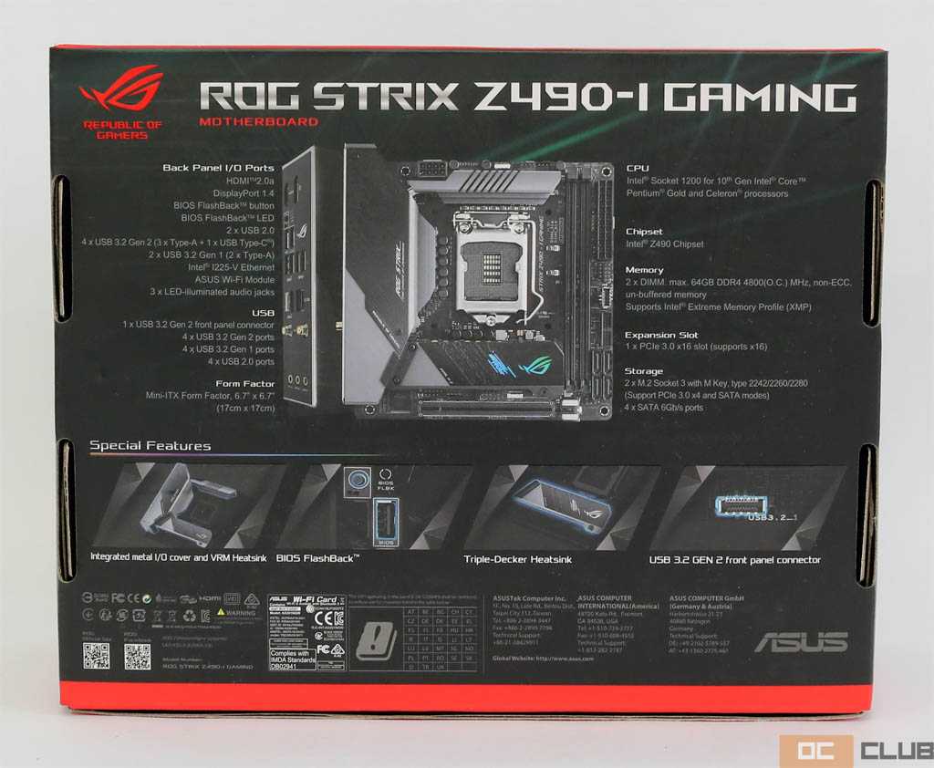 Обзор материнской платы asus rog strix z270g gaming