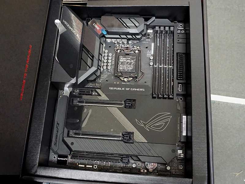 Обзор материнской платы asus rog maximus ix hero