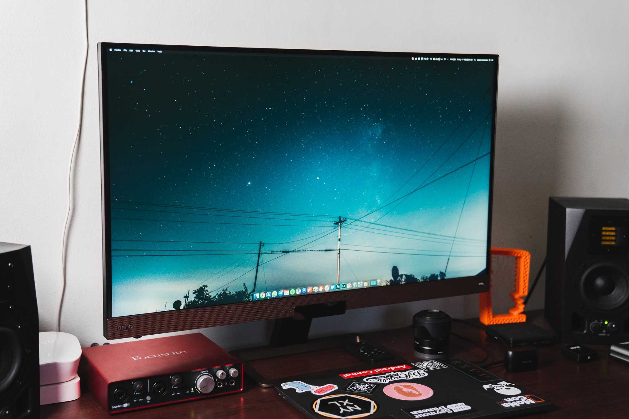 Benq ew3280u 32 inch 4k ips computer monitor with integrated speakers, custom audio modes, usb-c (pd 60w), freesync, remote control, and edge to edge display