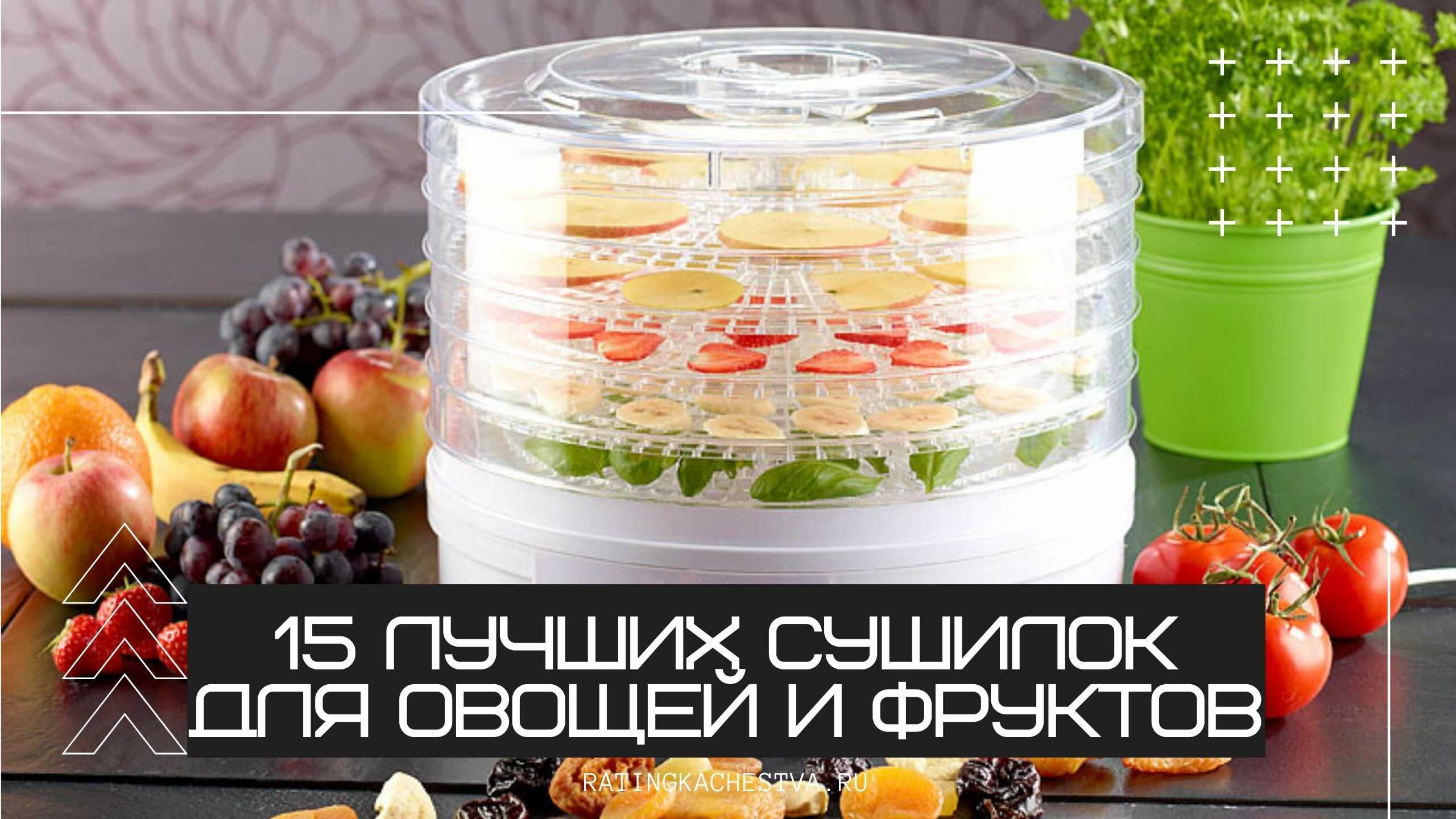 Обзор 7-ми лучших сушилок для овощей и фруктов. рейтинг по отзывам пользователей
