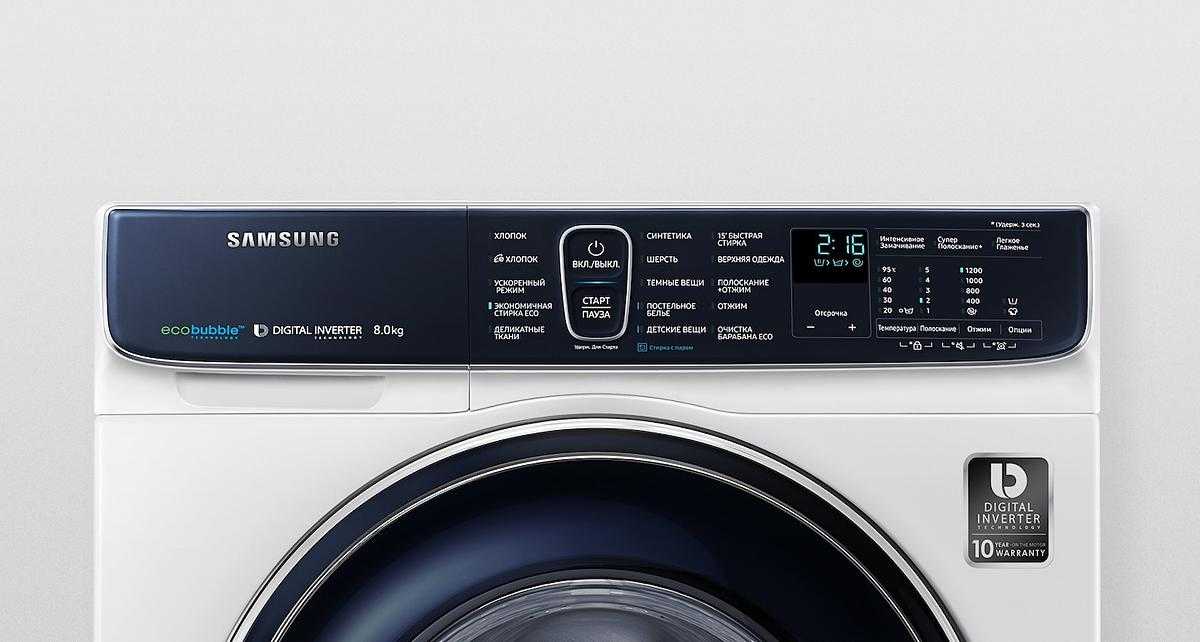 Лучшие стиральные машины samsung 2023