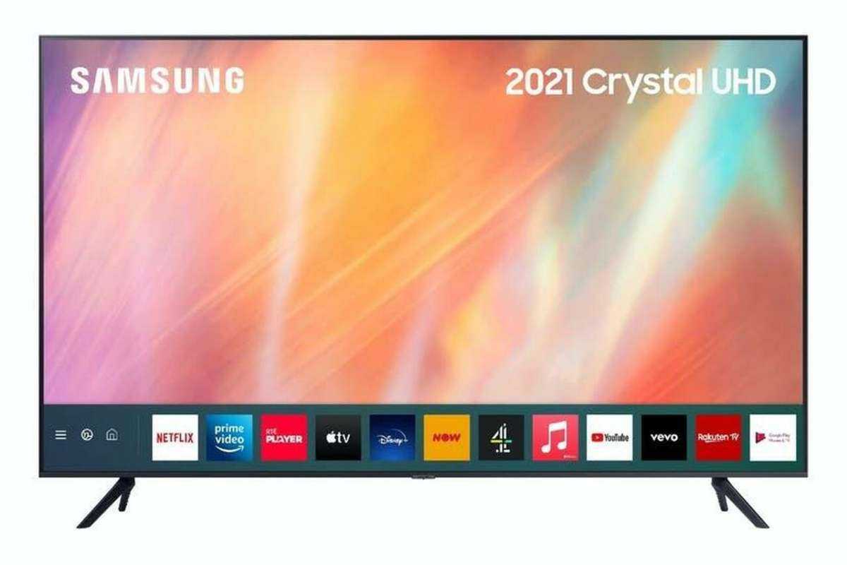 Здравствуйте, сегодня речь пойдет о телевизоре Samsung UE70AU7570UXRU Экран Диагональ экрана 70 дюймов, разрешение – 3840х2160 Подсветка Edge LED Матрица VA Глубина цвета 8 бит  технология FRC Частота обновления – 60 Гц Реалистичное изображение с улучшенн
