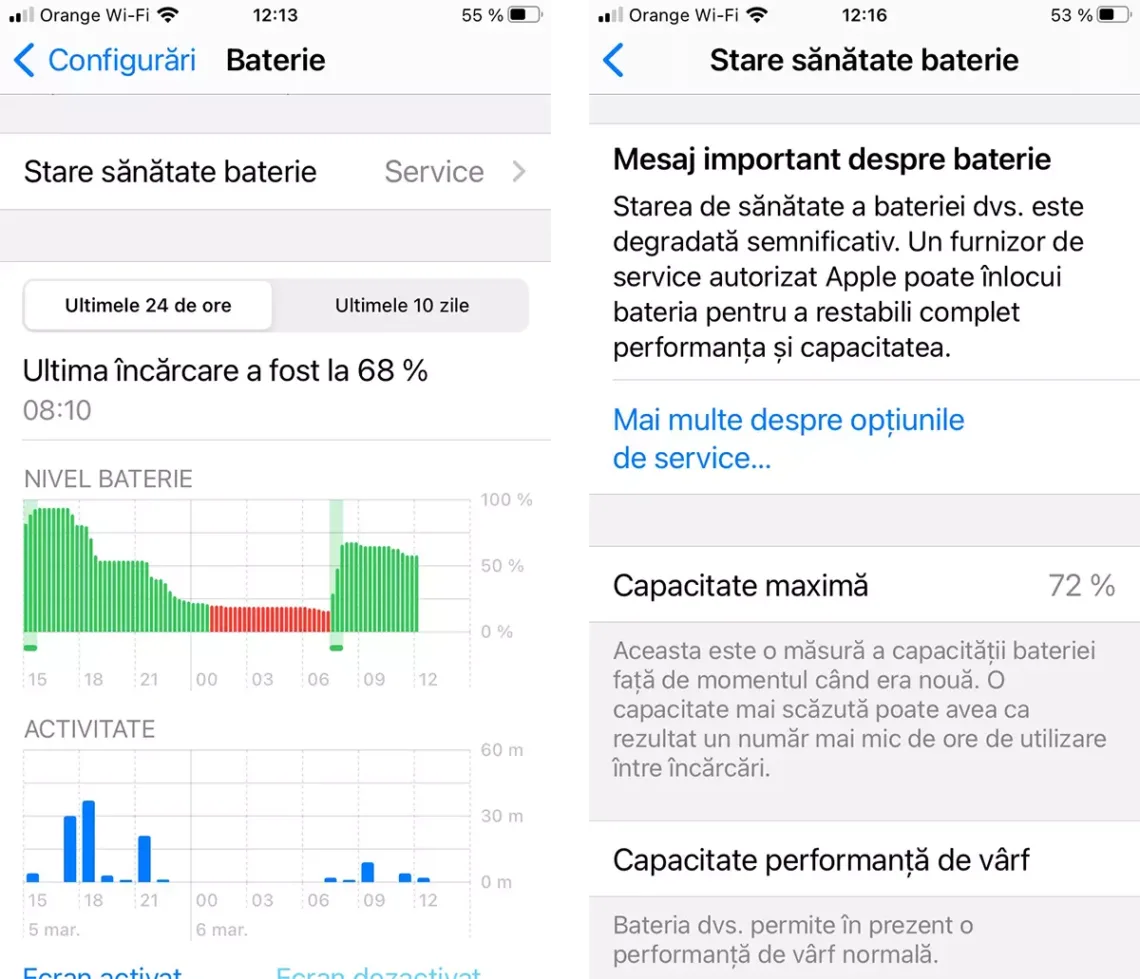 Что означают проценты в меню состояния аккумулятора iphone - istore service
