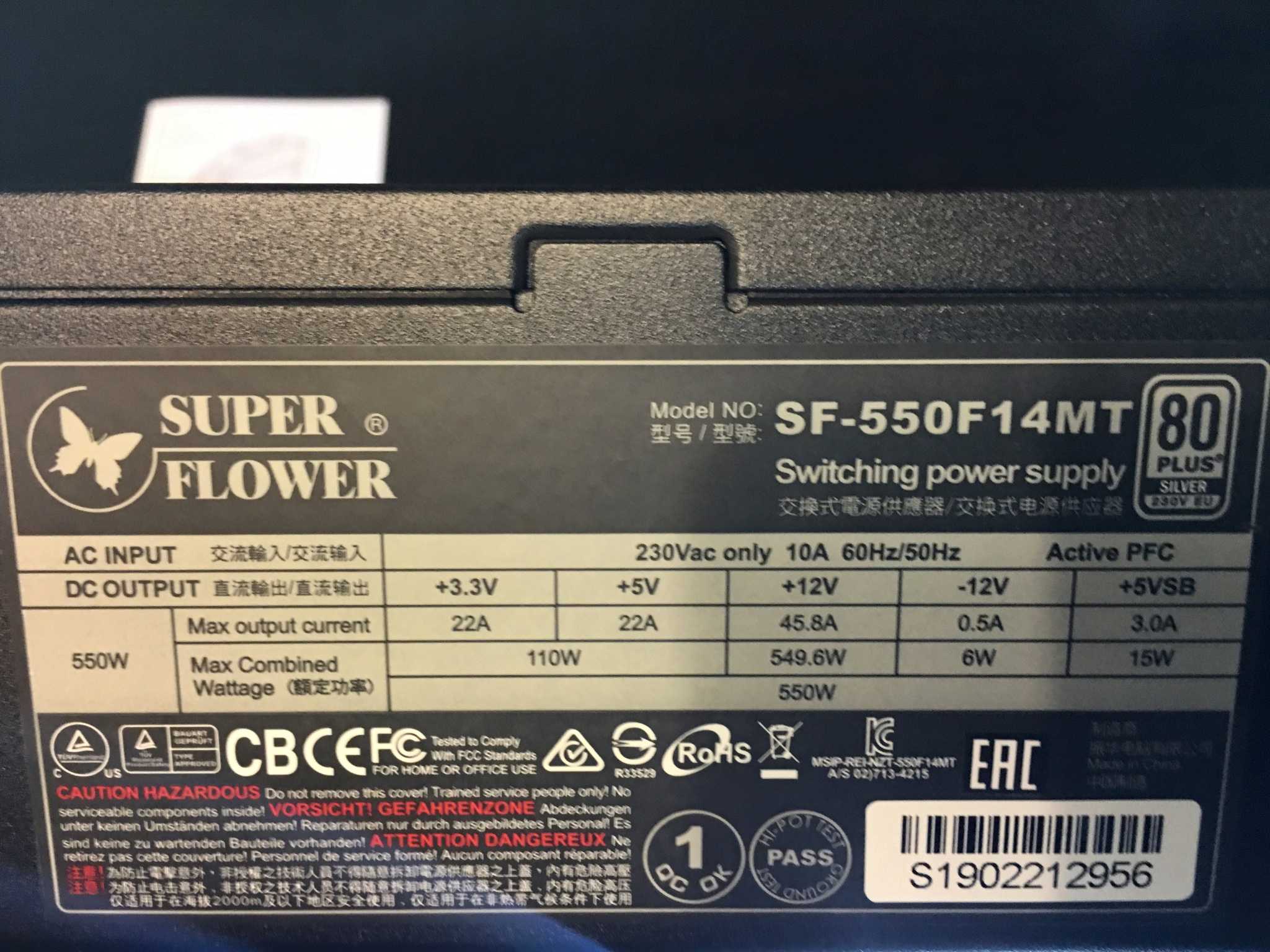 Super flower leadex silver 850w обзор